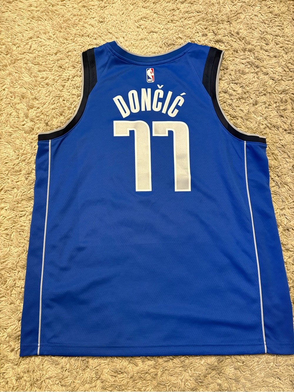 Nike Luka Doncic Dallas Mavericks blue jersey size 52 (XL)